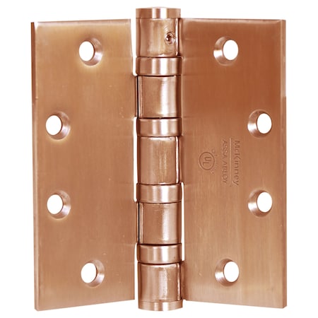Oil Bearing Butt Hinge, 5"" x 4-1/2"", US10, NRP, Heavy -  MCKINNEY, T4A3786 5X4-1/2 10 NRP